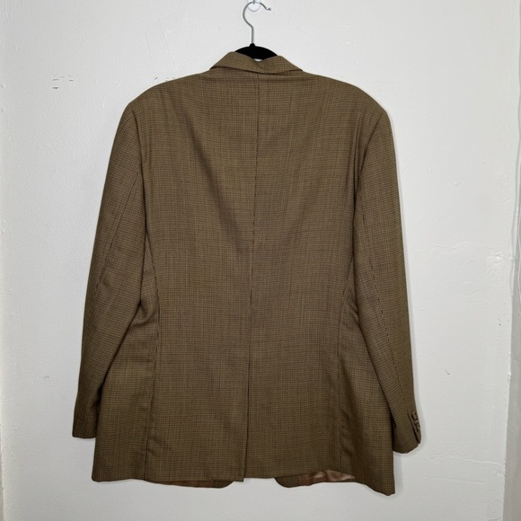 Lauren Ralph Lauren men's 46R plaid wool sport coat preppy casual blazer office - Picture 7 of 8